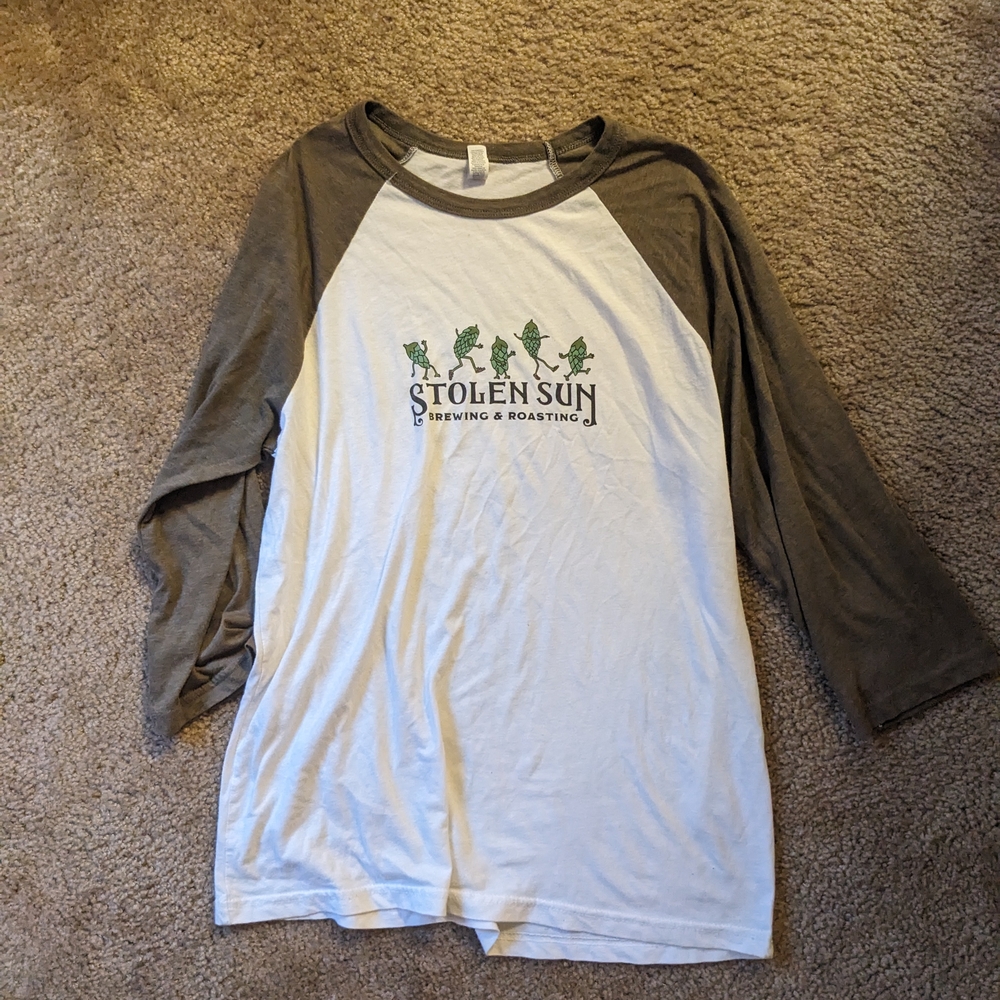 Bella Canvas White and Brown Graphic Tee